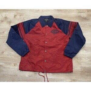 Harley-Davidson #1 Coaches Men's Jacket 97528-23VM Red Blue Men's XL